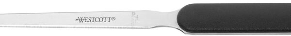 WESTCOTT briefopener, lengte: 190 mm, kunststof greep zwart