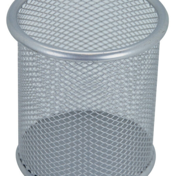 WESTCOTT pennenkoker, van draadijzer, zilver