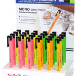 Tombow radeerstift ´MONO zero´ Neon, 24 in display