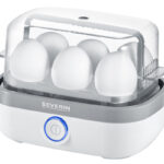 SEVERIN eierkoker EK 3164, voor 6 eieren, wit / grijs