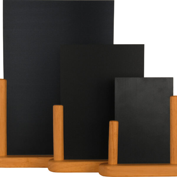 Securit tafelstandaard ELEGANT, groot, teak