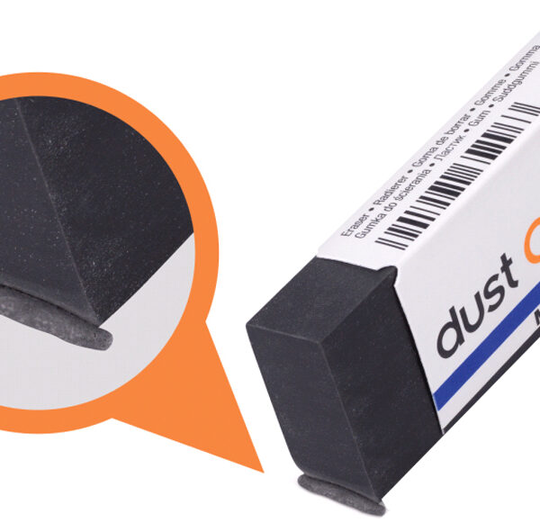 Tombow kunststof vlakgum ´MONO dust CATCH´, zwart