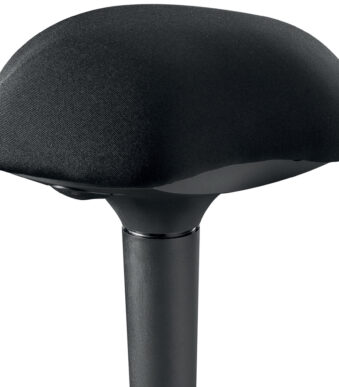 Logikruk, in hoogte verstelbaar, zwart.