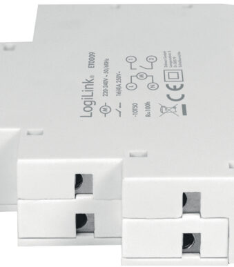 LogiLink Mechanische tijdschakelklok voor DIN-rail montage