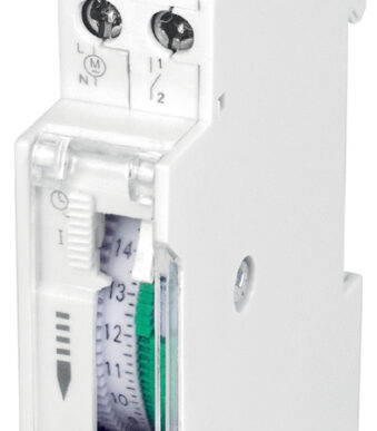 LogiLink Mechanische tijdschakelklok voor DIN-rail montage