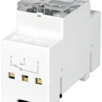 Tijdschakelklok voor montage op DIN-rail, wit