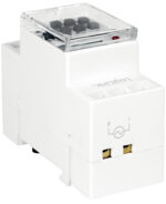 Tijdschakelklok voor montage op DIN-rail, wit