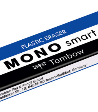 Tombow kunststof vlakgum ´MONO smart´, wit, extra smal