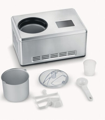 SEVERIN ijsmachine 2-in1 EZ 7405, roestvrij staal