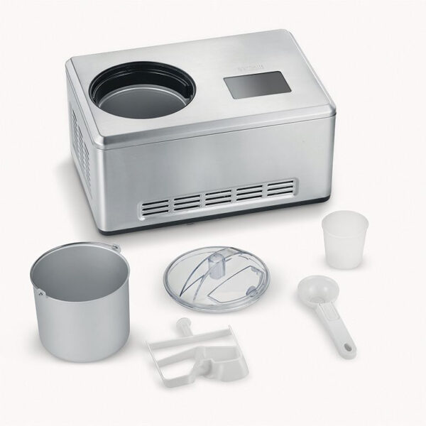 SEVERIN ijsmachine 2-in1 EZ 7405, roestvrij staal