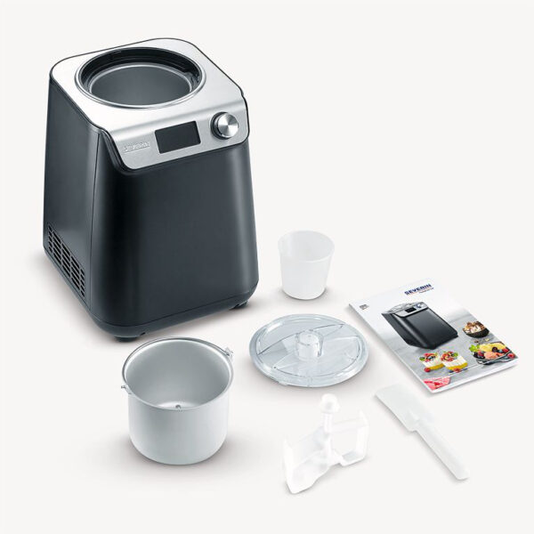 SEVERIN ijsmachine 2-in1 EZ 7407, zwart