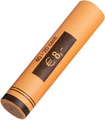 RESKAL papieren munthulzen Euro, voor 40 x 0,20 EUR