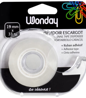 Wonday handafroller incl. 1 rol plakband 19 mm x 33 m