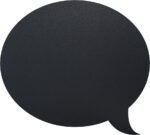 Securit krijtbord SILHOUETTE ´Tekstballon´