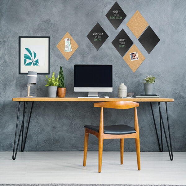 Securit krijt- & kurkbord SILHOUETTE ´Diamond´