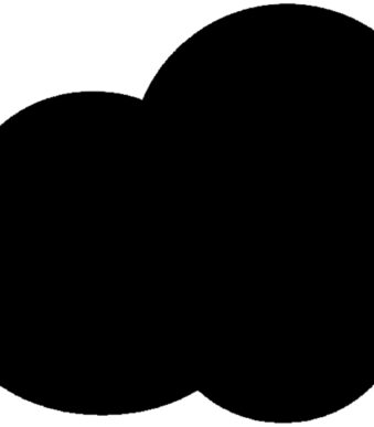 Securit krijtbord SILHOUETTE ´Wolk´