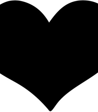 Securit krijtbord SILHOUETTE ´Hart´