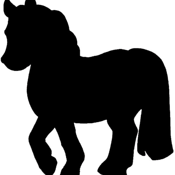 Securit krijtbord SILHOUETTE ´Paard´, (B)360 x (H)270 mm