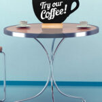 Securit tafelstandaard SILHOUETTE ´Kopje´