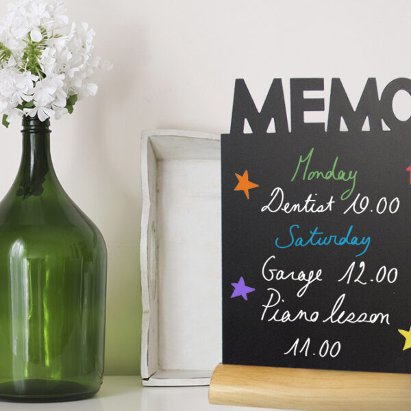 Securit tafelstandaard SILHOUETTE ´Memo´