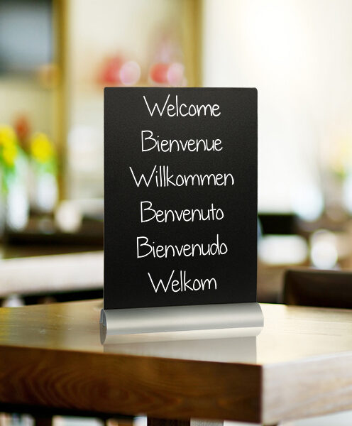 Securit tafelstandaard SILHOUETTE ´A4´