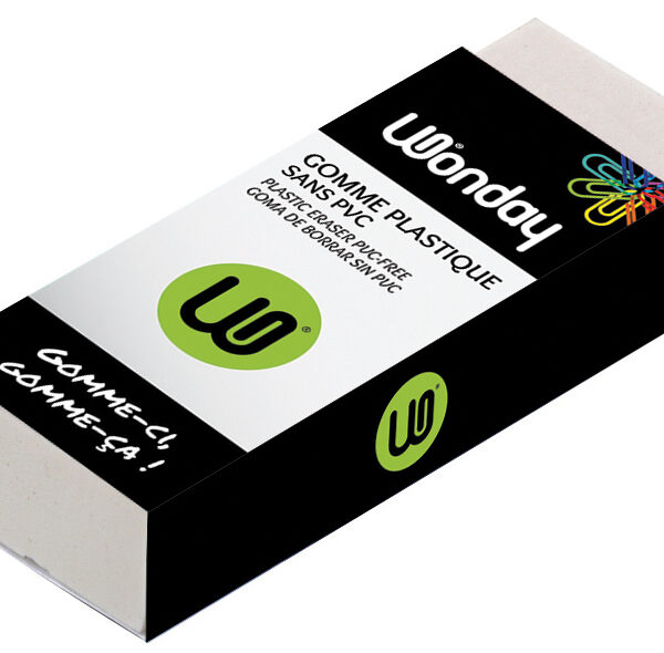 Wonday kunststof-vlakgum, (B)60 x (D)21 x (H)11 mm