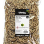 Wonday elastieken in zak, naturel, 25,5 mm, grootverpakking