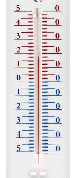Wonday wandthermometer, polystyrol, wit