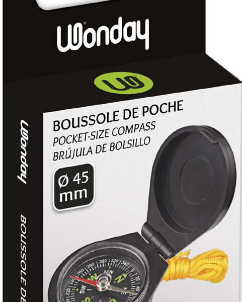Wonday zakkompas, diameter: 45 mm, met deksel