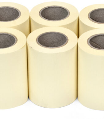 Wonday reserverol zelfklevende memo's, 10 m x 60 mm, pastelgeel