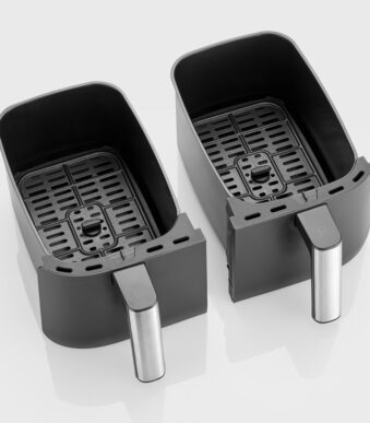 SEVERIN dubbele airfryer FR 2453, 2 x 3,8 liter