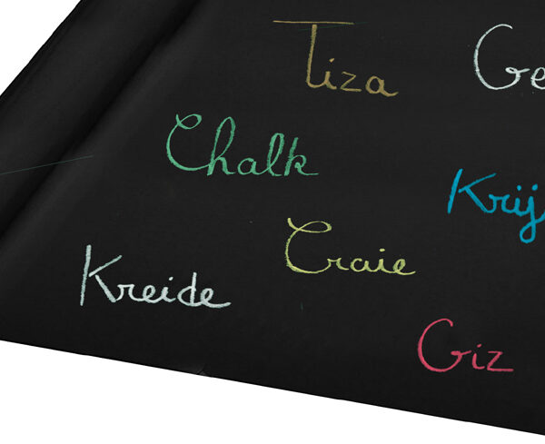 Wonday krijtbord-folie, zelfklevend, op rol, zwart