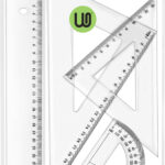 Wonday Geometrie-set ECO, 4-delig, transparant