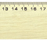 Wonday houten liniaal, 300 mm, beuken, zonder greep