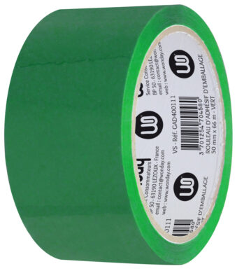 Wonday verpakkingstape, van PP, 50 mm x 66 m, groen