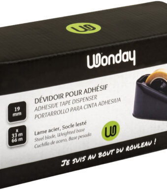 Wonday tafelafroller Classique, zwart, zonder tape
