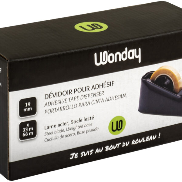 Wonday tafelafroller Classique, zwart, zonder tape