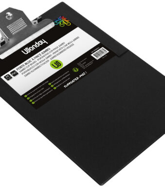 Wonday klembord, DIN A4, PVC-foliebekleding, zwart