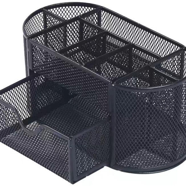 helit bureaublad-organizer 'the multi network', zwart