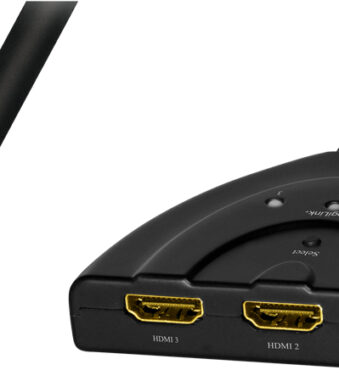 LogiLink 4K HDMI-splitter/-schakelaar, bidirectioneel, pigtail, zwart