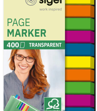 Zelfklevende mini-markeringen, 50 x 6 mm, 400 vellen