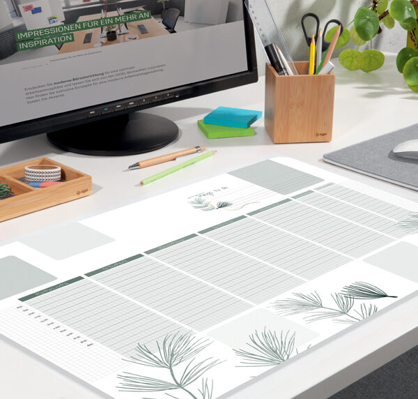 sigel papieren schrijfonderleggers 'Weekly Planner Nature'
