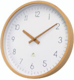 ALBA houten wandklok ´HORTREE´, quartz uurwerk, diameter: 300 mm