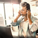 LogiLink Stereo Headset met Buigmicrofoon, Zwart