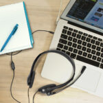 LogiLink Stereo Headset met Buigmicrofoon, Zwart