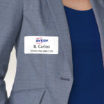 AVERY Zweckform zelfklevende naametiketten, 80 x 50 mm, wit