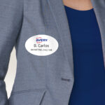 AVERY Zweckform inkjet-naametiketten, 85 x 50 mm, ovaal, wit