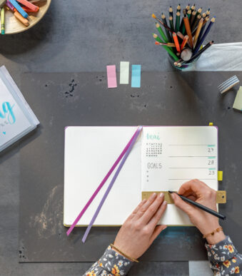 Notitieboek Jolie 'Ijsjesgradient', formaat A5+