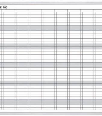FRANKEN planbord JetKalender, jaarkalender, 12 maanden