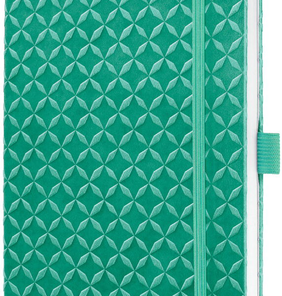Notitieboek in kunstleer, DIN A5, mintgroen